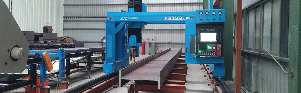 M&aacute;quina de Corte y Entallado CNC para Viga en H