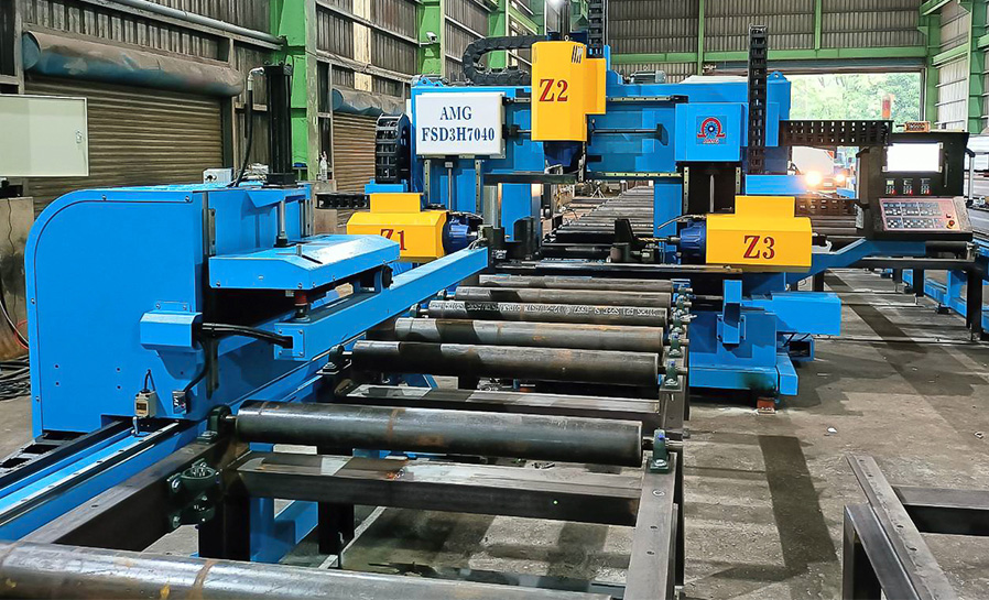 CNC Hビーム掘削機